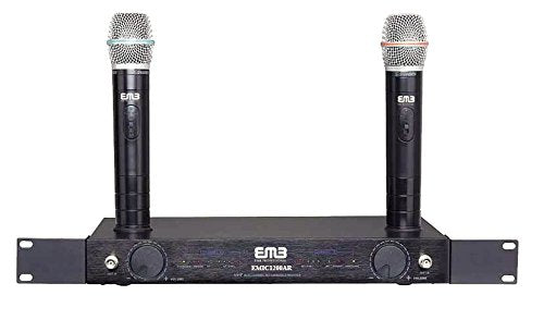 EMB EMIC1200AR Dual Wireless Rechargeable Microphone System