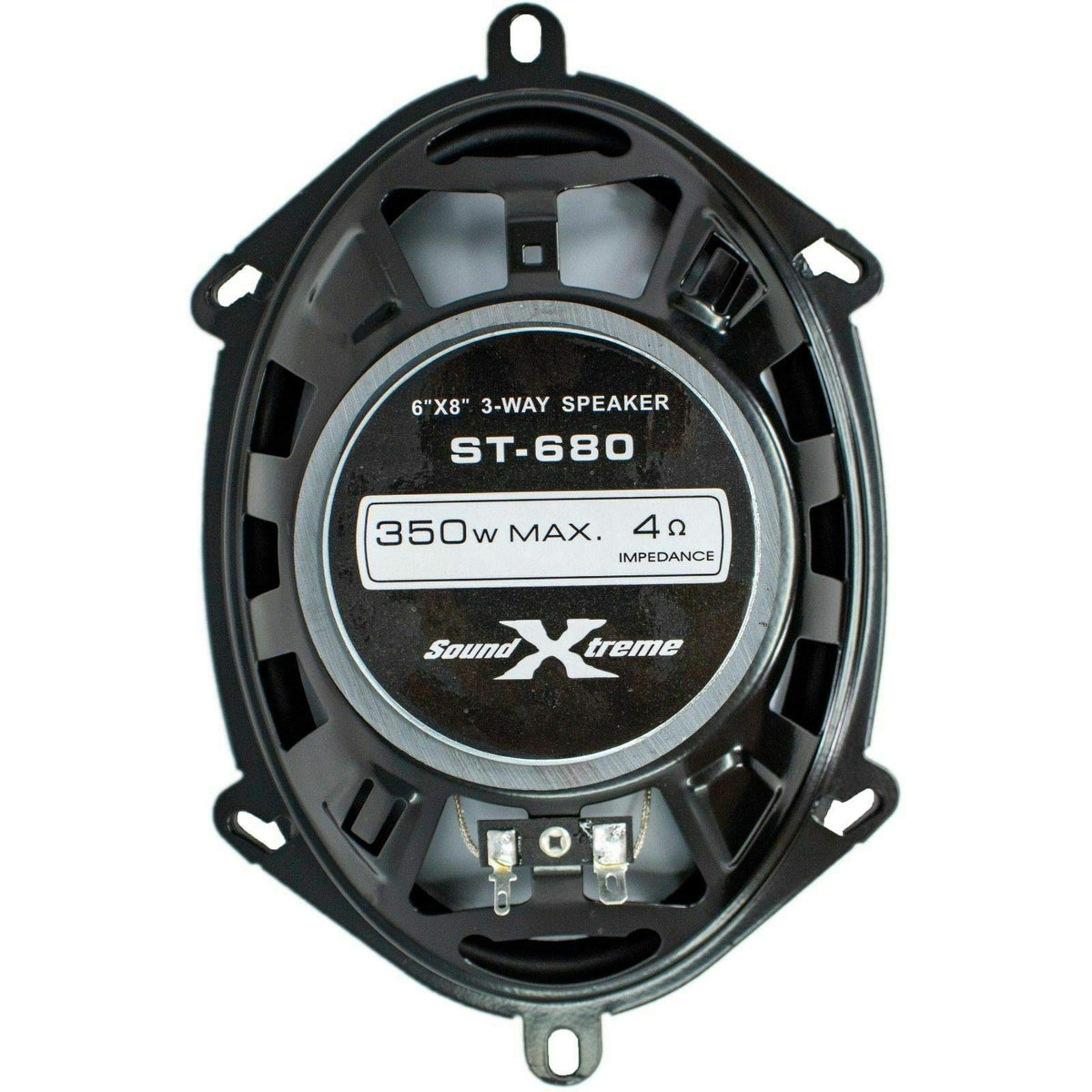 CEA Rated Car Speakers SoundXtreme 6” 3-Way Coaxial Car Speakers – 350  Watts Max, CEA Rated (Pair) 6 -in Speakers