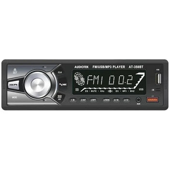 thumbnail image 2 of Audiotek AT-249BT Digital Media Receiver + 4 Speakers (6" & 6x9") – 1 DIN Bluetooth Car Stereo Bundle 2 of 2