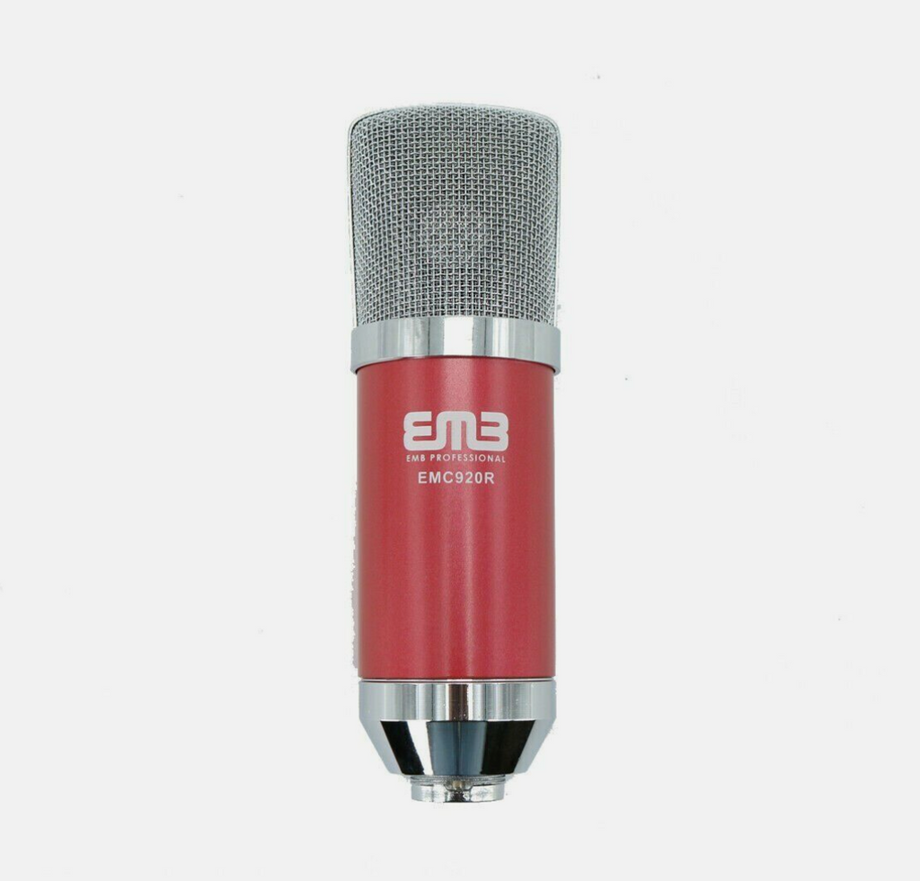 EMC920 Multi Pattern Recording Large Diaphragm Condenser Studio Microphone Red