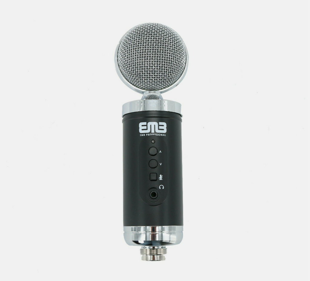EMC960 Multi Pattern Recording Large Diaphragm Condenser Studio Microphone Black
