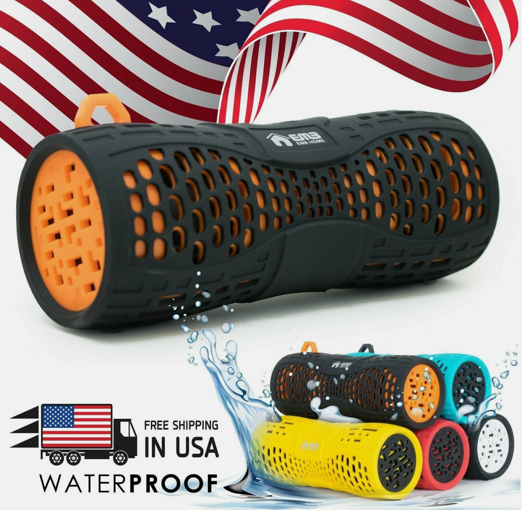 ES900BT ORANGE Water Resistant Super Loud Portable Bluetooth Speaker