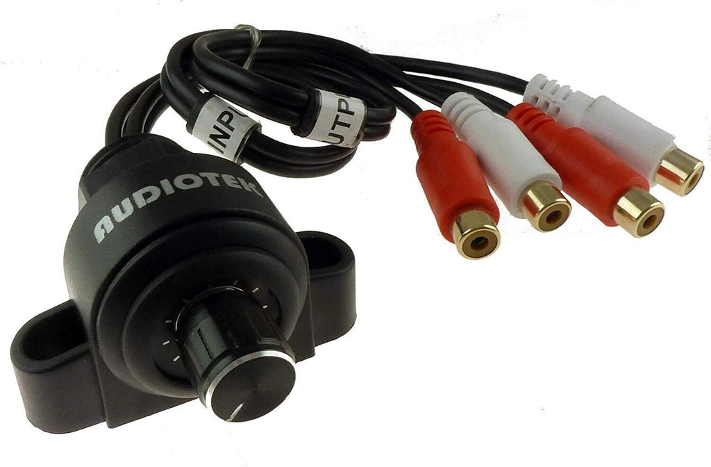 AT-SC5 Universal Car Audio Amplifier Bass Boost RCA Level Remote Volume Control Knob
