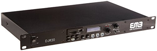EMB Professional DJR20 1U SINGLE USB/SD Digital Player & Recorder Rack Mount