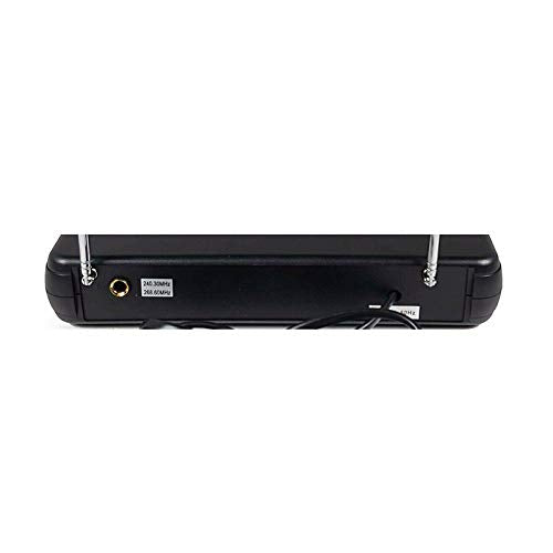 EMB EBM10W Professional Dual Wireless Handheld Microphone – VHF – Long Range – XLR