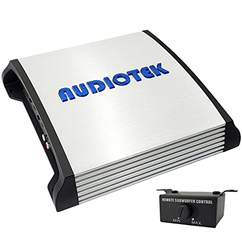 Audiotek AT1600M 1 Channel Car Amplifier - 1600 Watts, 2 Ohm Stable