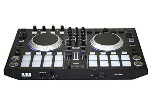 EMB URAI410 Professional Controller 2 Channels Ready DJ MIXER ...
