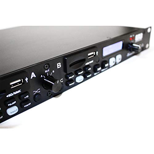 EMB Professional DJR30 1U DUAL USB/SD Digital Player & Recorder Rack M ...