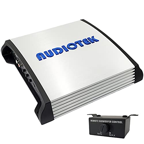 Audiotek AT1800S 2 Channel Car Amplifier - 1800 Watts, 2 Ohm Stable