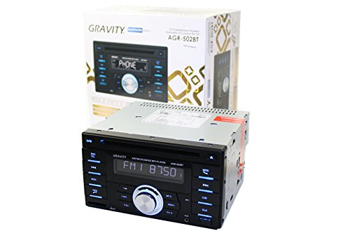 Gravity AGR-502BT Double Din in-Dash Car Entertainment System