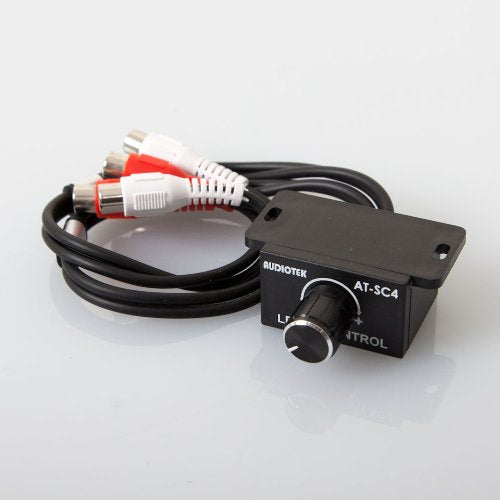 Audiotek - AT-SC4 - Universal Car Amplifier Remote RCA Bass Knob RCA Subwoofer Control