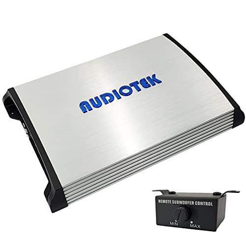 Audiotek AT7000M 1 Channel Monoblock Class D Car Amplifier - 7000 Watts, 1 Ohm Stable