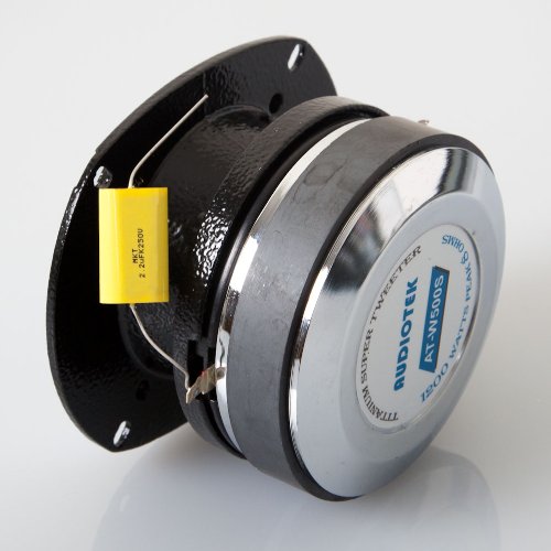 Tweeter AUDIOTEK ATW520S Titanio 1.75" - 1200W Potenza Alta Fedeltà Audio - Foto 2