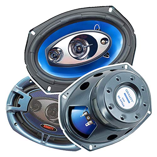 Gravity GR-6996H 6x9 inch 4-Way 380 Watts Coaxial Car Speakers CEA Rated