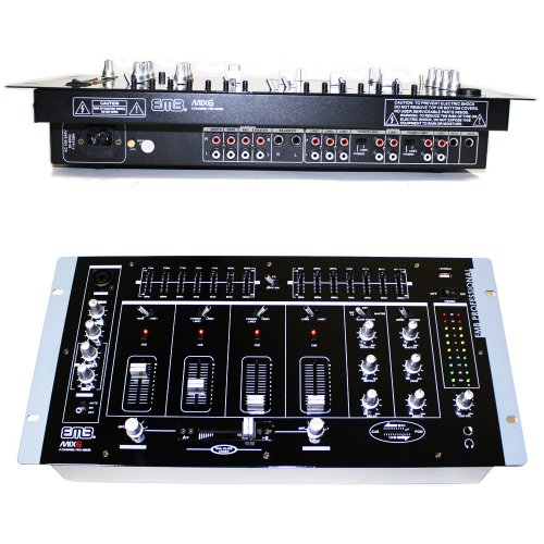 EMB MIX6 19" Rack Mount 4 Channel Professional Mixer w/Dual 7 Band Graphic EQ and more!