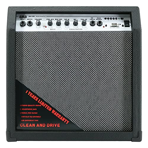 EMB GA100 500W 10" Electric Guitar Amplifier Speaker BLACK