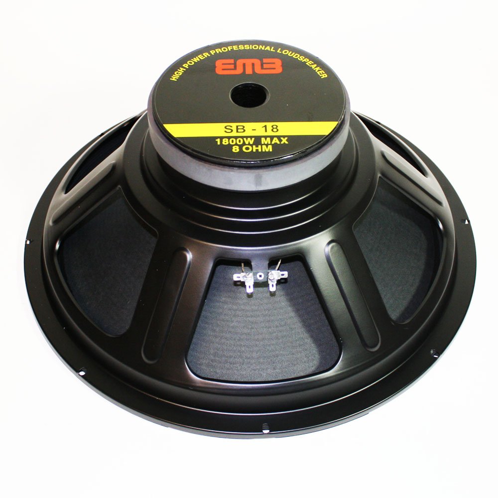 EMB Professional SB-18 1800 Watts Speaker Subwoofer 8 Ohm – nsiaudio.com